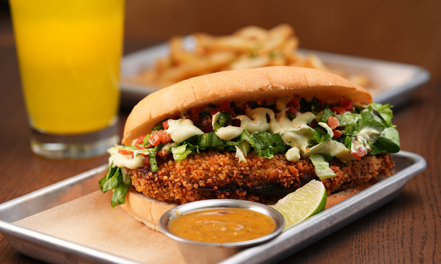 Fresh torta at Press Restaurant
